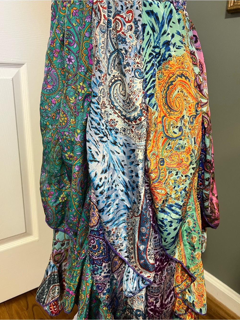 Whimsy Ruffle Dress Free Size - Picture 4 of 6